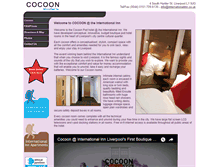 Tablet Screenshot of cocoonliverpool.co.uk